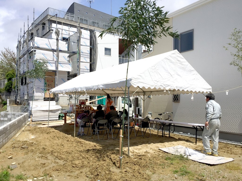 上山手の家 地鎮祭。の関連画像