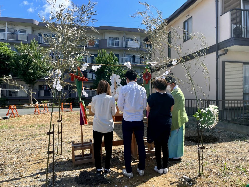 高丘の家 地鎮祭。の関連画像